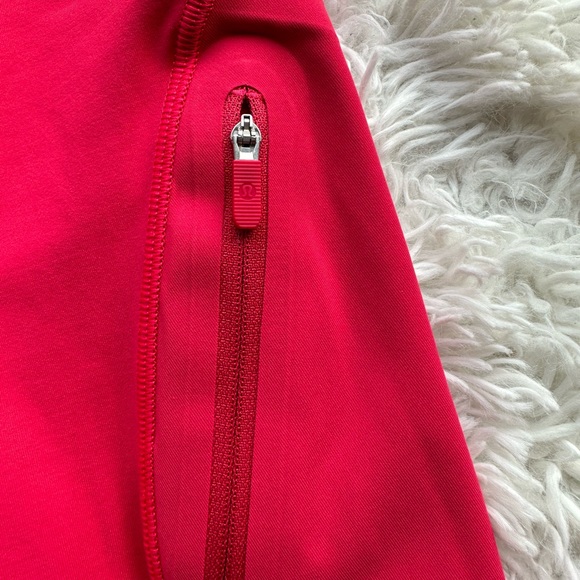 Lululemon Women's Sun Runner Crop Fuchsia Pink Leggings Size 4 - Picture 6 of 15